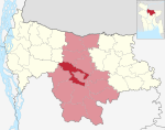 Mymensingh Sadar in Mymensingh division (Bangladesh)